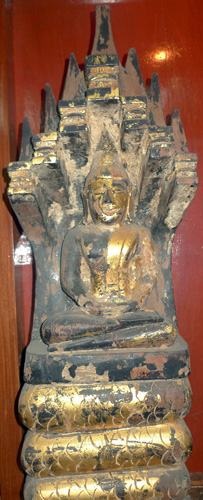 Lao Folk Buddha under 7 headed naga Lao Folk Buddha under 7 headed naga