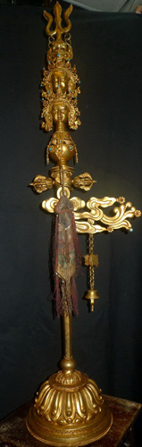 Khartwanga, Buddhist weapon Khartwanga, Buddhist weapon