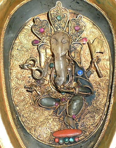 Ganesh kapala offering vessel Ganesh kapala offering vessel
