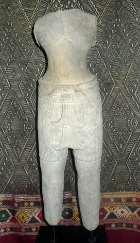 Khmer deity torso, Preah Koh period Khmer deity torso, Preah Koh period