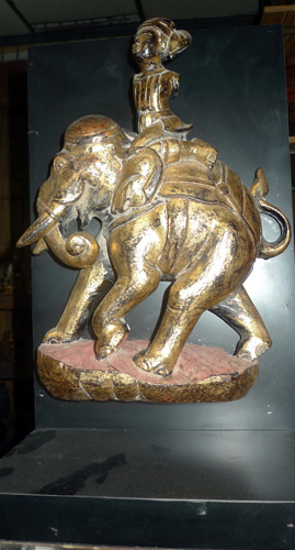 Handless King on elephant Handless King on elephant