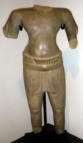 Khmer torso from known collection, located in France Khmer torso from known collection, located in France