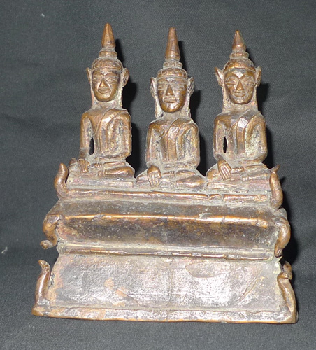 Buddha trio on base Buddha trio on base
