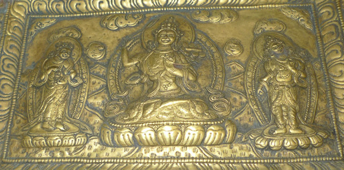 Buddhist votive plaque Buddhist votive plaque