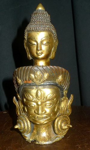 Buddhist double head Buddhist double head