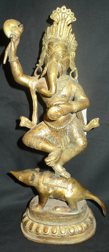 Ganesh on rat Ganesh on rat