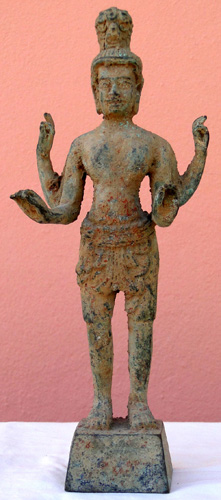 Four armed Khmer god Four armed Khmer god