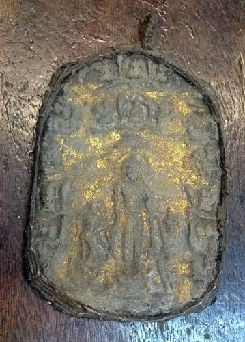 Votive Buddhist plaque Votive Buddhist plaque