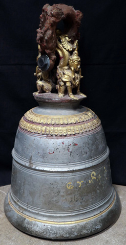 Temple bell and hook Temple bell and hook