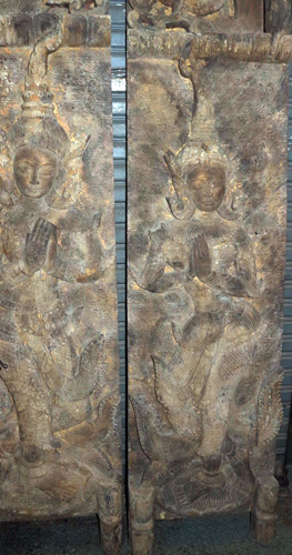 Pair of temple doors Pair of temple doors