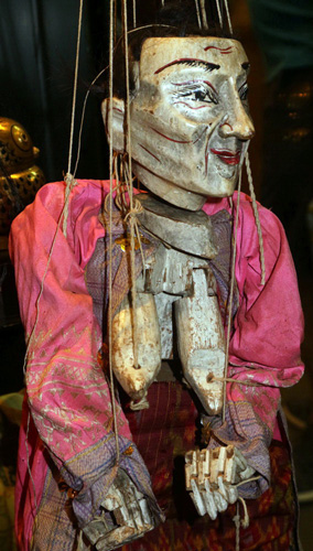 Old woman marionnette Old woman marionnette