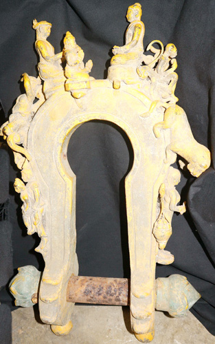 Temple bell hook with Buddha on the top Temple bell hook with Buddha on the top