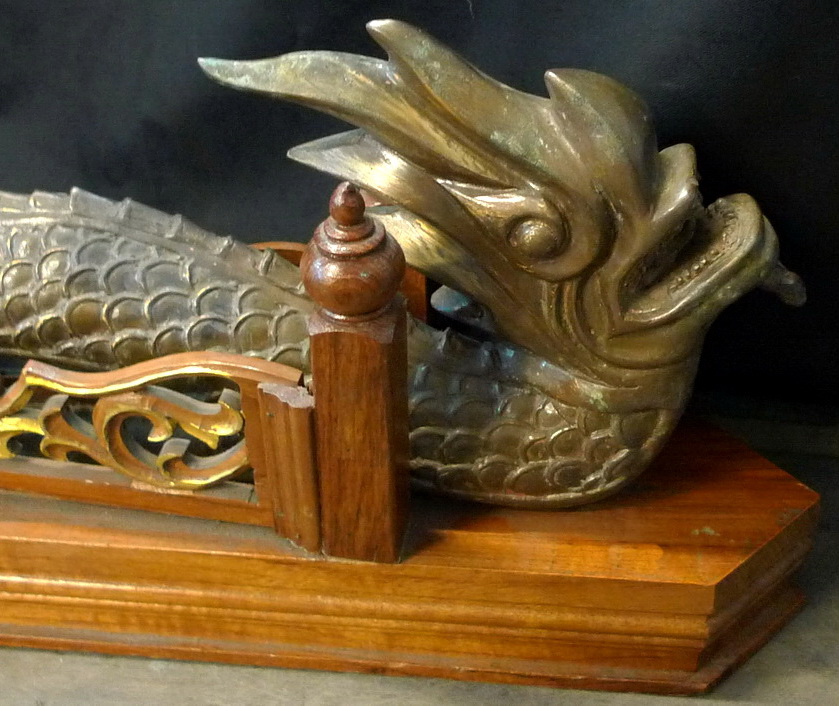 Naga used as a bell handle Naga used as a bell handle