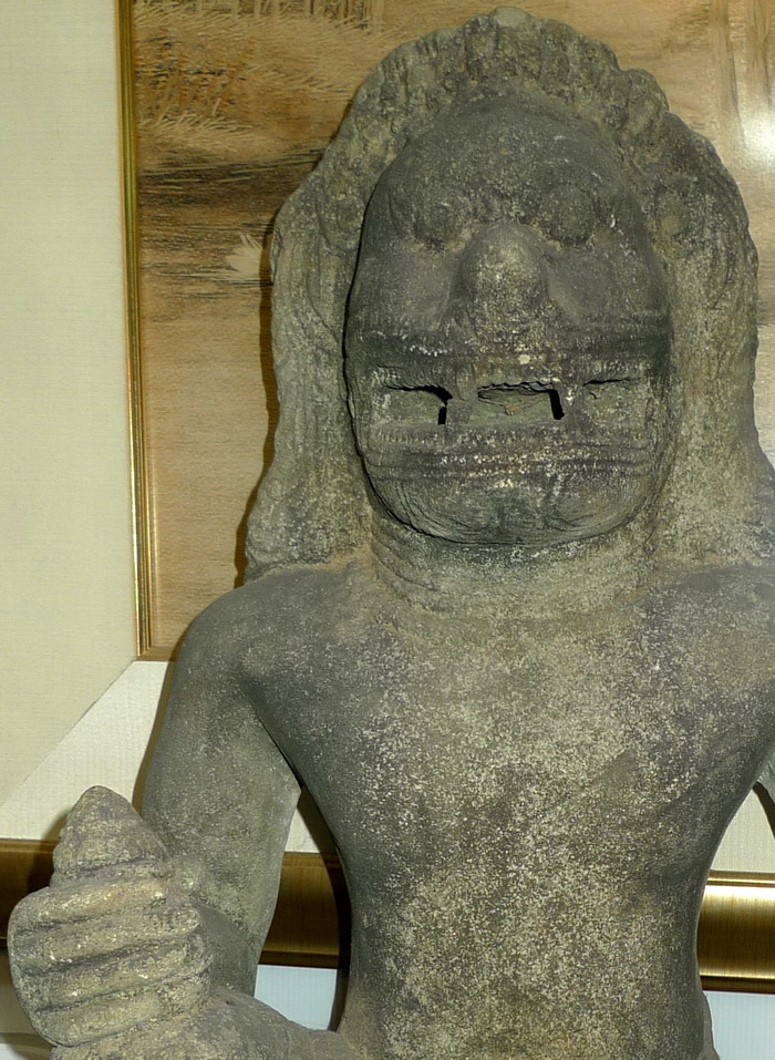 Khmer temple guardian Khmer temple guardian