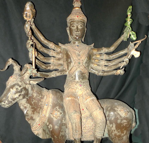 Phra Narai on cow Phra Narai on cow