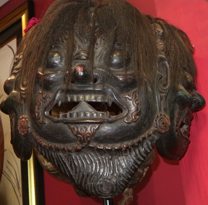 Three faced shaman mask Three faced shaman mask