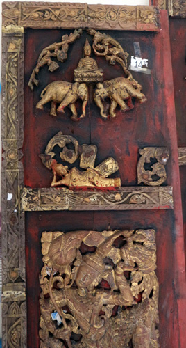 Pair of temple doors