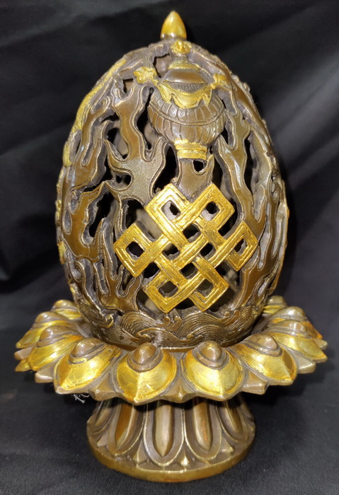 Buddhist hollow egg