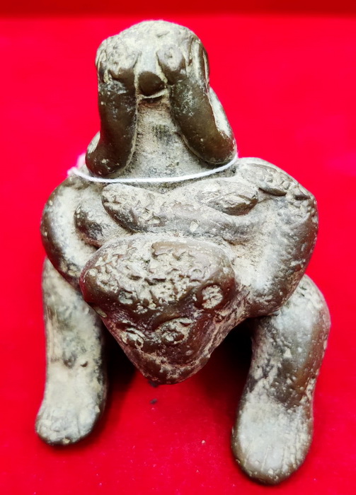 Buddha pit tha (closed eyes) on monkey