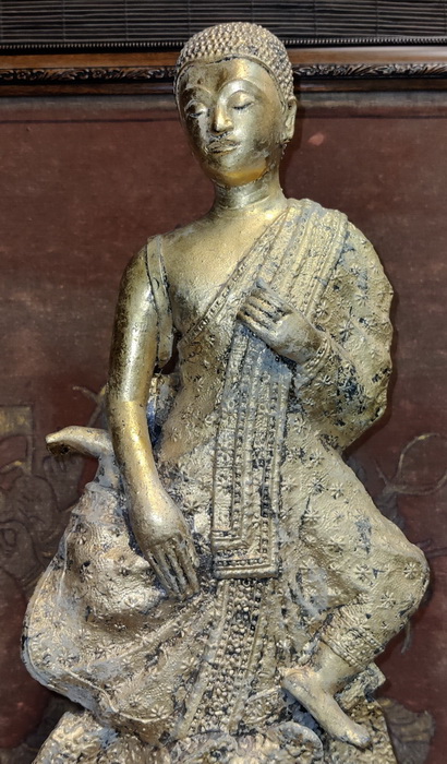 Dancing begging monk