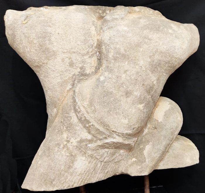 Two Khmer entwined torsos