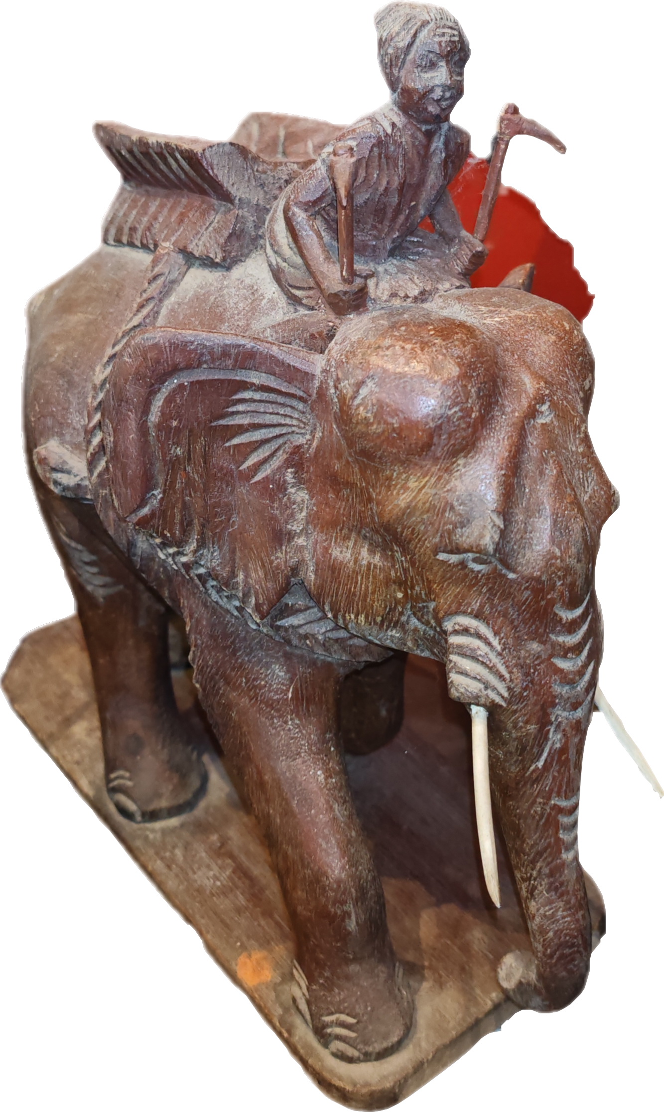 Elephant and mahut