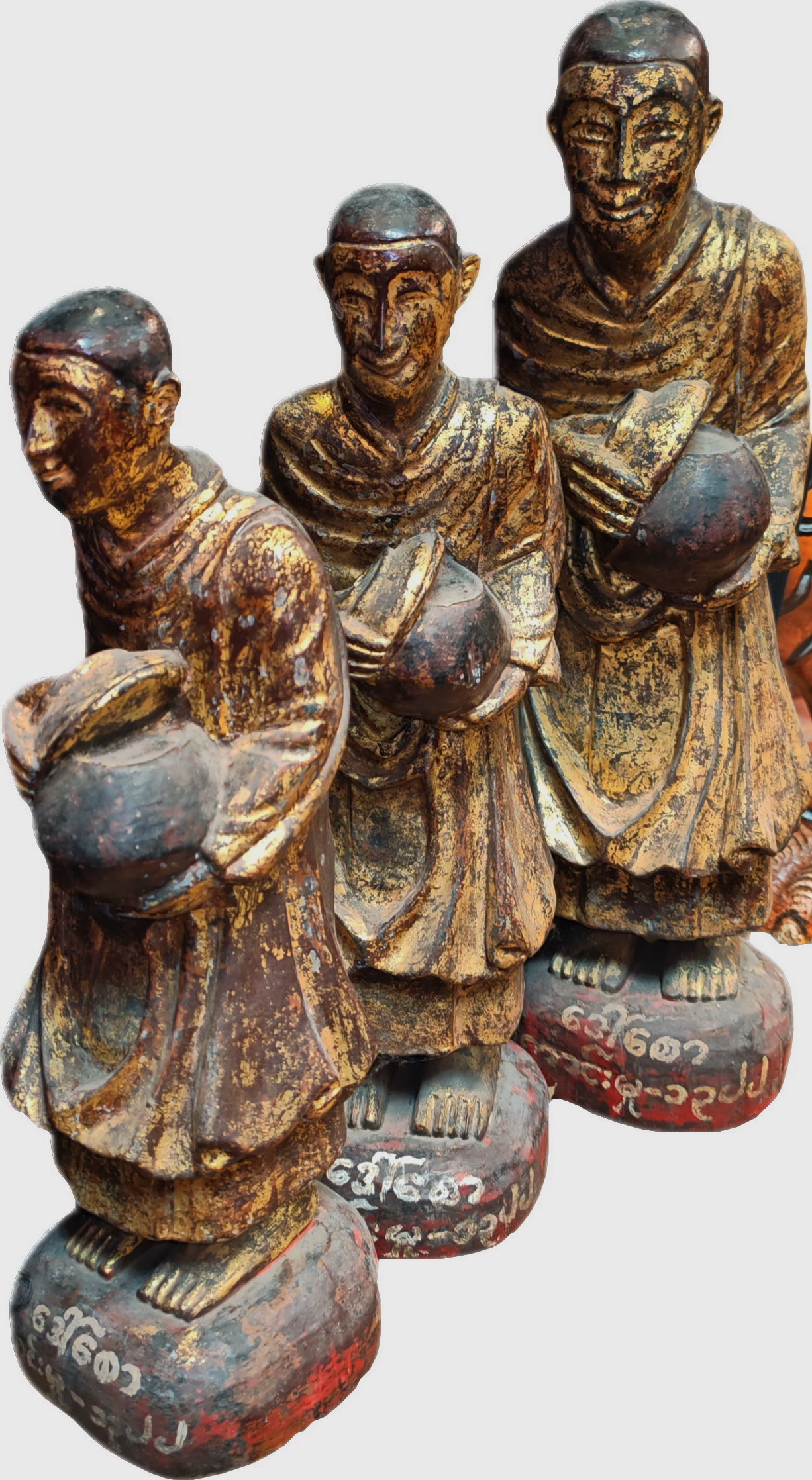 Set of 3 Monks
